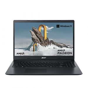 Acer Aspire 3 AMD 3020e Dual core Processor 14 inches (35.5 cm) HD Display Laptop (4GB DDR4 RAM / 1TB HDD / Windows 11 Home/ Black /Narrow Bezel / 1.9 Kg, A314-22)