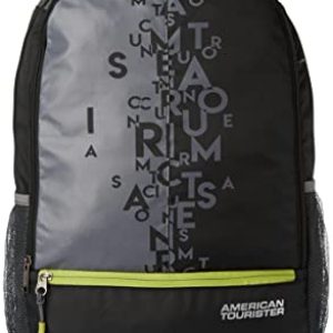 American Tourister 32 Ltrs Black Casual Backpack (AMT FIZZ SCH BAG 02 - BLACK)