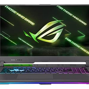 ASUS ROG Strix G17 (2022), 17.3-inch (43.94 cms) FHD 144Hz, AMD Ryzen 7-6800H, RTX 3050 4GB Graphics, Gaming Laptop (16GB/512GB SSD/Windows 11/Office 2021/Green/2.5 Kg), G713RC-HX021W