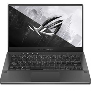 ASUS ROG Zephyrus G14 (2021) 14-inch (35.56 cms) QHD 120Hz, AMD Ryzen 9 5900HS, RTX 3060 6GB Graphics, Gaming Laptop (16GB/1TB SSD/Office 2019/Windows 10/Gray/Anime Matrix/1.7 Kg), GA401QM-K2331TS