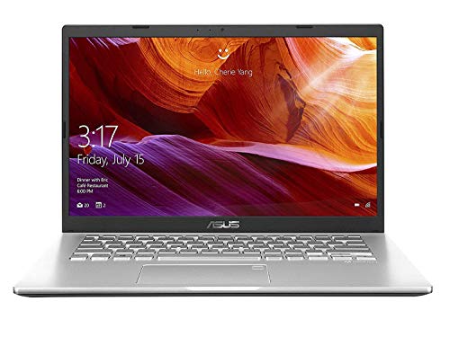 ASUS VivoBook14 AMD Quad Core Ryzen 5-3500U 14.1 inches 8GB RAM/1 TB HDD/Windows 10 Home+MS Office H&S 2019+McAfee/Integrated Vega 8 Graphics/FHD IPS /FP Reader laptop 1.5 kg/Silver M415DA-EB502TS