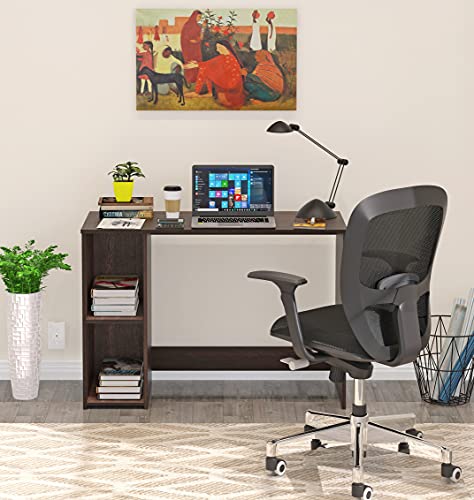 BLUEWUD Mallium Engineered Wood Study & Computer Table, Office Desk (Wenge Finish)