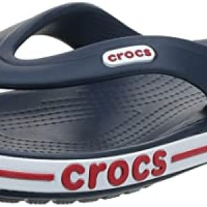 Crocs Unisex Adult Bayaband Flip Navy/Pepper Slipper-9 Men/ 10 UK Women (M10W12) (205393-4CC)