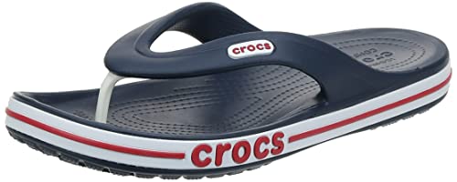 Crocs Unisex Adult Bayaband Flip Navy/Pepper Slipper-9 Men/ 10 UK Women (M10W12) (205393-4CC)