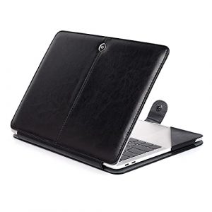 Dorca PU Leather Protective Folio Case Cover for 2021 New Dell Inspiron 15 3000 Laptop 11th Generation Intel� Core� i5
