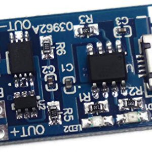 Electronic Spices r Module TP 4056 Micro USB Lithium Battery Charging Converter with Overcharge Discharge Over-Current Protection Charging Board (5V,18650)
