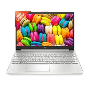 HP 15s AMD Ryzen 3- 5300U 15.6 inches FHD Laptop (8GB RAM/512GB SSD , Micro-Edge, Anti-Glare Display/Radeon Graphics/Windows 11/Alexa/Dual Speakers/MS Office/1.69kg, 15s-eq2143au, Natural Silver)
