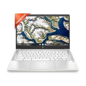 HP Chromebook 14 Intel Celeron N4020-4GB SDRAM/64GB eMMC + 256GB Expandable Storage 14inch(35.6 cm) Thin & Light Touchscreen Laptop (Chrome OS/B&O/Google Assistant/BL Keyboard/1.46 kg),14a-na0002TU