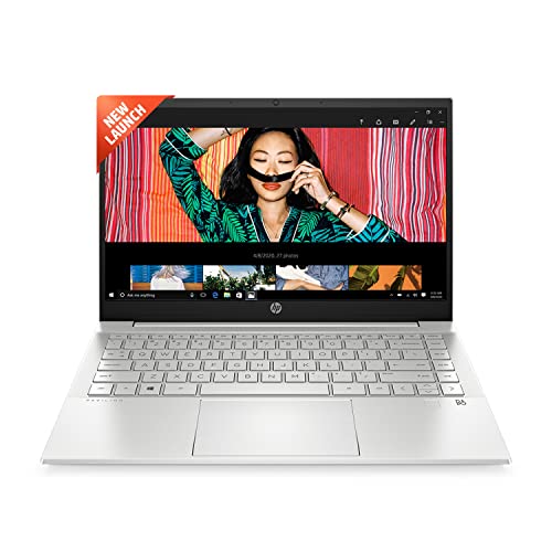 HP Pavilion 14, 11th Gen Intel Core i7-16GB RAM/1TB SSD 14 inch(35.6 cm) Laptop/Intel Iris Xe Graphics/Backlit Keyboard/Alexa/B&O Audio/Fast Charge/FPR/Win 11/MS Office, 14-dv1029TU,Natural Silver