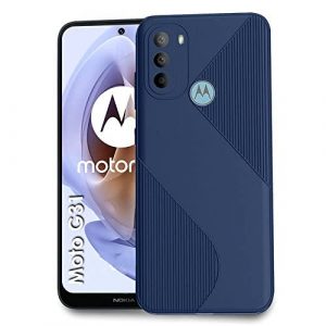 OxMore Back Cover for Motorola Moto G 31 (TPU | Flexible | Shockproof | Silicon) (Navy Blue)
