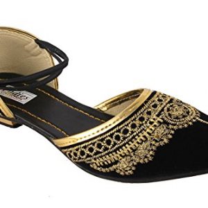 SHREE OL Rajasthani Jaipuri Work Ethnic Womens Girls Ladies Multicolor Sandal