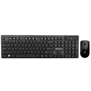 Zebronics Zeb-Companion 102 Wireless Keyboard and Mouse Combo, 104 Keys/Rupee Key, 1200 DPI Optical Sensor Mice, USB Nano Receiver