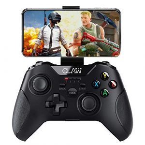 CLAW Shoot Bluetooth Mobile Gamepad Controller for Android Phones, Tablets & Windows PC, Laptops with Button Mapping Feature, Detachable Mobile Holder, 8 Hours Play Time & Rubberized Textured Grip