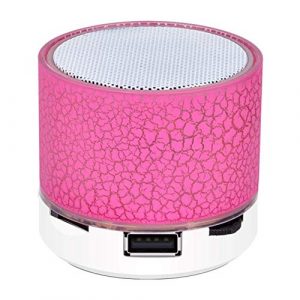EEEZEEE Mini Bluetooth Speaker,Wireless Speaker,Portable Bluetooth Speaker for Mobile,PC,Laptop or Home/Kids/Video Entertainment Random Color