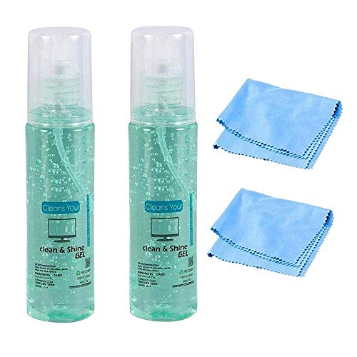 Moksh™ Screen Cleaner Kit 100 ml for LED and LCD TV, Computer Monitor, Laptop, and iPad Screens - Pack of 2