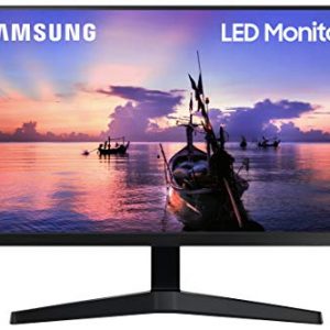Samsung IPS, Bezel Less, Flat, Flicker Free 1920 x 1080 Pixels LED Monitor-(Dark Blue Gray, 60.4 cm, 75 Hz) LF24T350FHWXXL
