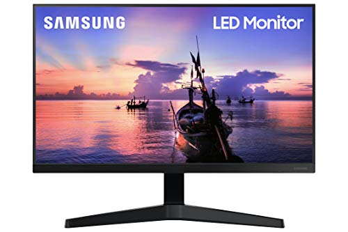 Samsung IPS, Bezel Less, Flat, Flicker Free 1920 x 1080 Pixels LED Monitor-(Dark Blue Gray, 60.4 cm, 75 Hz) LF24T350FHWXXL
