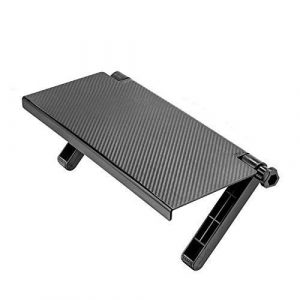 Sevia Basic Monitor Stand Adjustable Durable TV Screen Top Shelf Storage Rack Display Holding Wall Set top Box Stand PC Laptop TV Screen Riser Desk with TV Entertainment Storage Shelf for Home Office