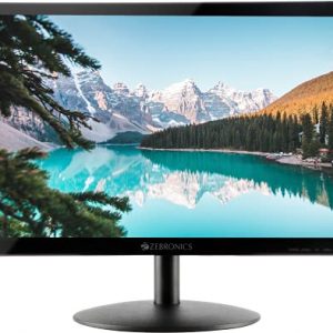 ZEBRONICS ZEB-V19HD LED Monitor 18.5inch with Supporting HDMI, VGA Input, HD 1366 x 768, 16.7M Colors, Glossy Panel, Slim Design & Wall Mountable, Black