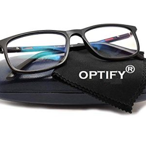 Optify Blue Ray Power Spectacles with Anti-glare UV by Computer Tablet Laptop Mobile (Unisex) (1.25)