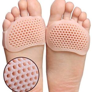 Trending Tail (Pack of 1 Pair) Silicone Gel Metatarsal Cushion Pad Toe Sleeve Forefoot Toe Separator Foot Breathable Soft Gel Diabetic foot Pain Care