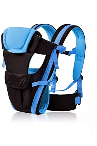 Honest baby 4-in-1 Adjustable Baby Carrier phirozee Colour Cum Kangaroo Bag/Honeycomb Texture Baby Carry Sling/Back/Front Carrier for Baby with Safety Belt and Buckle Straps 1 Count (Pack of 1)