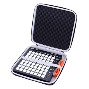 LTGEM EVA Hard Case for Novation Launchpad Ableton Live Controller with 64 RGB Backlit Pads (8x8 Grid) - Travel Protective Carrying Storage Bag