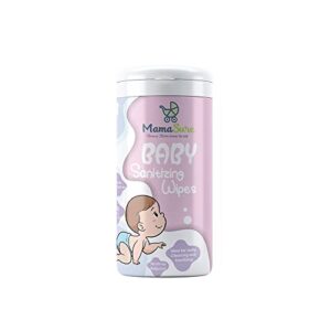 MamaSure Baby Sanitizing Wipes | Best Baby Wipes | Baby Cleaning wipes | Baby Wipes Online (80 Wipes)
