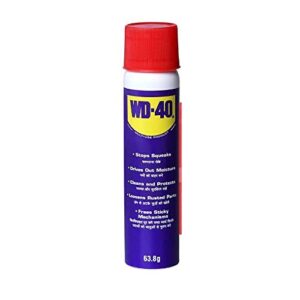 Pidilite WD-40, Multipurpose Spray for Home Improvement, Frees jammed locks & Rust Parts, Adhesive remover, Grill & stove Cleaning & Protectant Agent - Multi use for Home, Work and DIY Purposes, 63.8g