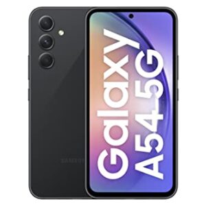 Samsung Galaxy A54 5G (Awesome Graphite, 8GB, 128GB Storage) | 50 MP No Shake Cam (OIS) | IP67 | Gorilla Glass 5 | Voice Focus | Without Charger