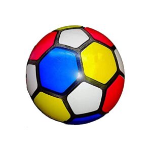 SVS ONLINE Inflatable Beach Ball Football PVC Toys Kids Playball Best Use at Pools, Beach, Outdoor & Indoor Play Rainbow 8 to 12 Inches 1 pics