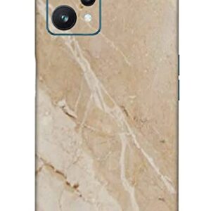VCAREGADGETS Beauty Marble 1 Skin Compatible for Realme 9 Pro Plus with Sides & Camera Part (with Matte Lamination)