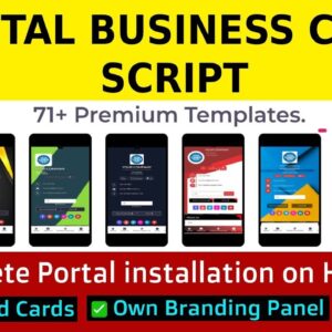 Advanced digital business card source code